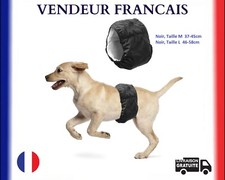 Couche pour Chien Mâle Réutilisable Lavable Respirante confortable Ecologique  