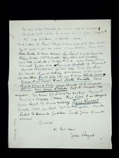 Jean ROYERE - lettre