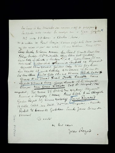 Jean royere lettre - royere,