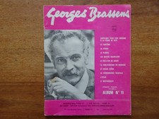 GEORGES BRASSENS, album N°11,  guitare tablatures, 11 titres