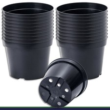 20 X Pot De Fleurs 10 L Noir