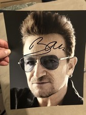 Autographe U2 Bono