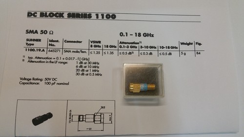 Suhner block 1100 - block, 1100.19.a