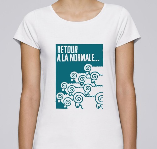 Shirt sérigraphié retour - f,