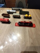lot ferroviaire wagons marchandises jouef 1/87 HO,etat d usage