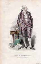 Beaumarchais costume coloriee - costume,