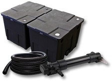 TTSunSun Kit Filtre 60000L avec 36W UV Clarificateur d'étang Tuyau 5m