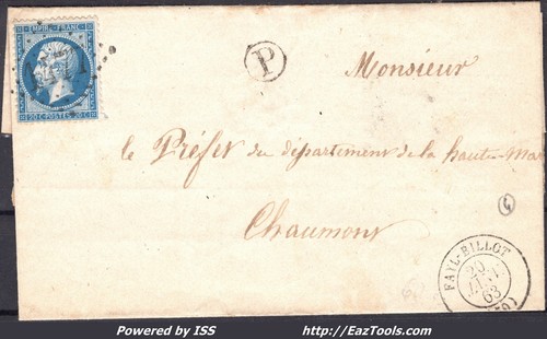 France sur lettre gc - france,