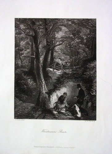 1850 chasse chasseur - chasse, chasser