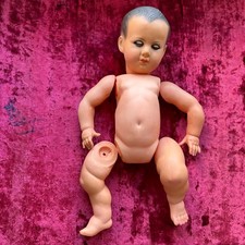 Poupon En Celluloïd Poupée Ancienne PetitCollin 60 Cm