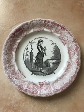 assiette Ancienne Longwy