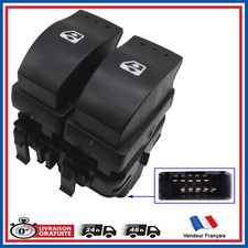 Bouton Interrupteur Leve Vitre Avant Gauche pour Laguna 2 Megane II Scenic Clio
