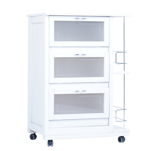 Chariot avec portes - , abattantes