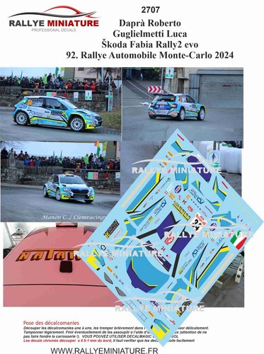 Decals ref 2707 skoda - decals,