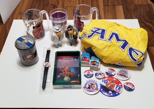 Camel joe lot lighters mugs - lot,, lighters,
