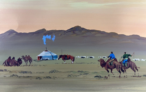 Gouache vue présumée la - vue,