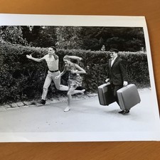 GENEVIÈVE GRAD et GUY MARCHAND  - Photo de presse originale 13x18cm