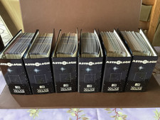 6 Classeurs avec fiches-collection ASTROLOGIE. Éditions ATLAS.  1994/1995  