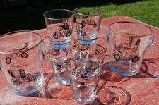 Anciens Verres et seau à