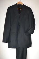 Costume Noir complet (2 pcs veste +pantalon) pour homme IZAC taille L