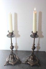 PAIRE DE BOUGEOIRS NAPOLEON