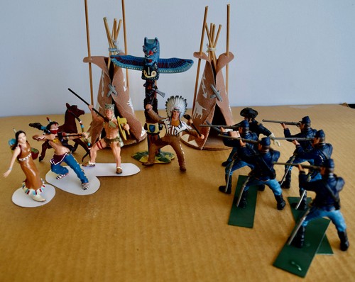 Vintage papo indians - vintage,