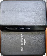 France : rare coffret 1989 FDC + certificat Monnaie de Paris vide sans pièces
