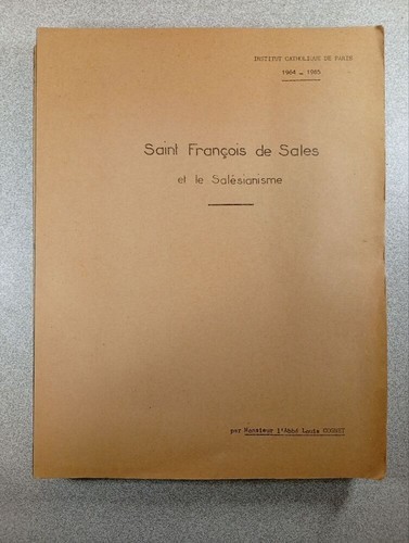 Saint françois sales le - saint, et