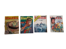 4 bd tintin hebdo ancien 1970