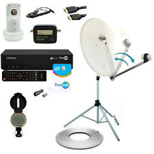 PACK SATELLITE CAMPING FRANSAT Trepied + Parabole + Récepteur Fransat + Kit Satf