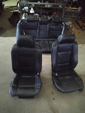 Siège En Cuir Noir  avant arrière BMW X5 E53 Année 2005