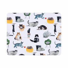 Maxwell & Williams Set de table Feline Friends 4pcs Tapis de table, MDF 34x26...
