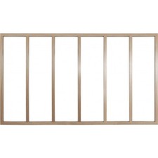 Verrière intérieure 6 carreaux 108 x 183,2 cm bois Kit Atelier