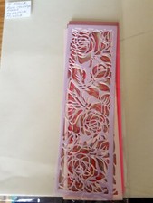 Panneau rectangle rose