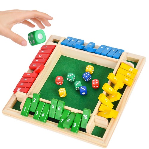 Shut the box jeu - dés, en