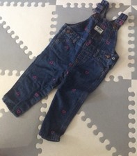 Oshkosh toddler girl denim Jumpsuit size 18M