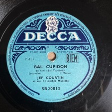 78t Jef Courtin musette Bal Cupidon Ah Dites Moi Sd20813