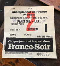 ancien ticket )) PSG PARIS
