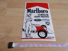 Autocollant MARLBORO cherche son pilote