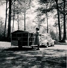 Auto c. 1950 - RENAULT 4 CV Remorque-Caravane - Div 12206