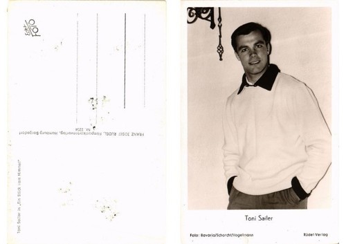 Cpa toni sailer - toni, star