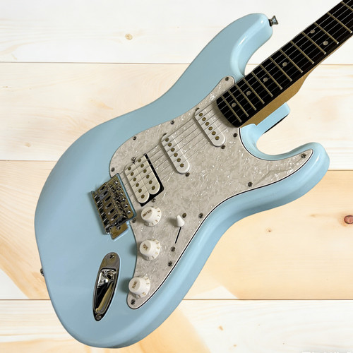 Electric guitar blue color - st,