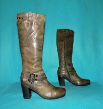 Vic Matié bottes en cuir kaki