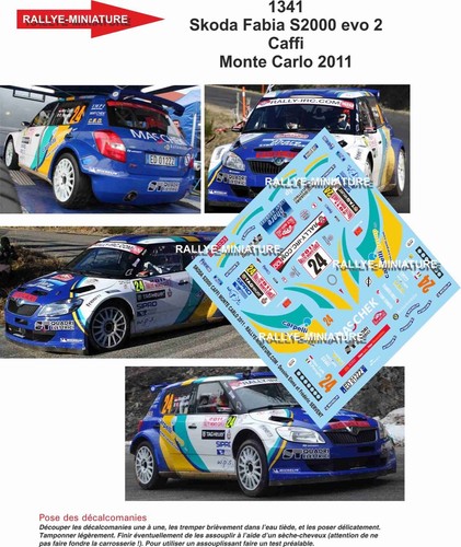 Decals ref 1341 skoda - ref,