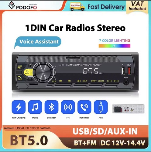 Autoradio podofo 1din mp3 - autoradio,