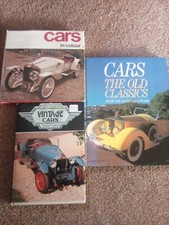 3 Vintage Car  Hardback books