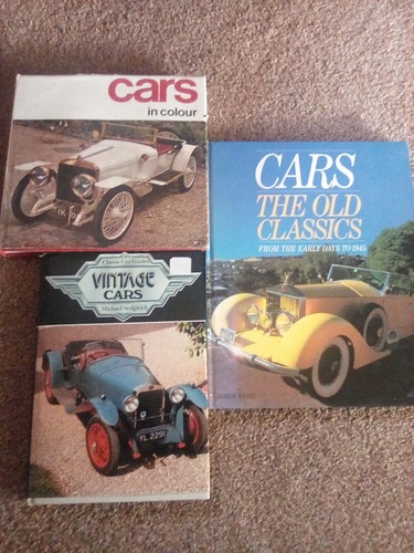 Vintage car hardback - car, books