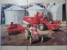 POSTER AGRICOLE & TRACTEUR AGCO MASSEY FERGUSON / SOMECA 415 & 58 x 39 cm