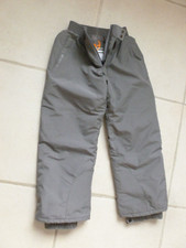 SUPER NEUF PANTALON SKI QUECHUA UNISEXE ENFANT GRIS TAILLE 8 ANS