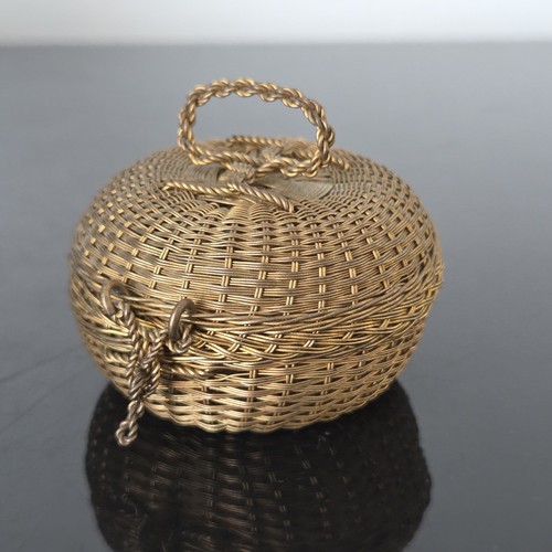 Boîte coffret vannerie - vannerie, en
